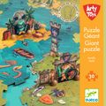 Arty Toys Obrovské puzzle Bitka Piráti vs Rytieri 30 ks