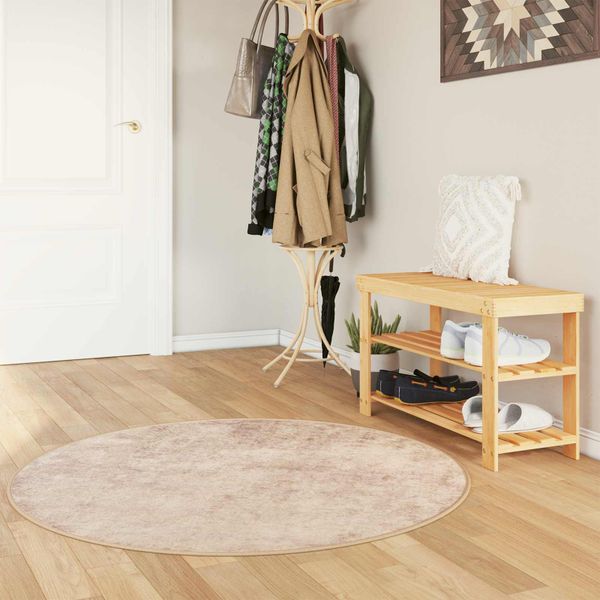 vidaXL Behúň MARSA Béžová 120 x 120 cm Polyester a PVC