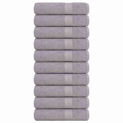 vidaXL Osušky do kúpeľne FROGN 10 ks sivé 100x150 cm 360 g/m²