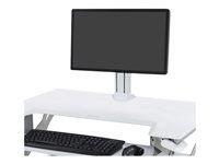 Upevňovací komponent (sada pre upgrade vozíka) - pre Displej LCD - biela - veľkosť obrazovky: až 27"