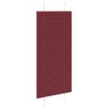 vidaXL Plisovaná roleta bordová červená 65x150 cm šírka látky 64,4 cm polyester