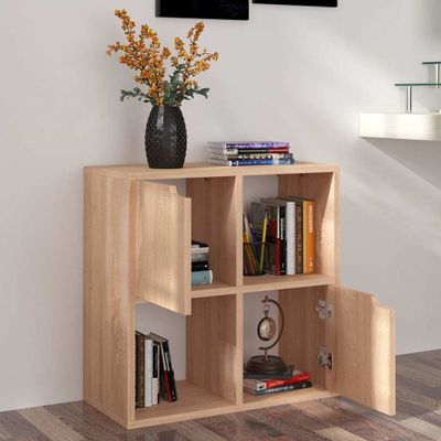 vidaXL Knižnica dub sonoma 60x27,5x59,5 cm drevotrieska