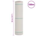 vidaXL Membrána proti burine biela 0,5x100 m PP