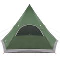 vidaXL Teepee stan pre 5 osôb 5 osoba Zelená