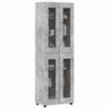 vidaXL Highboard FLORIN 60 x 35 x 182 cm Betónová šedá