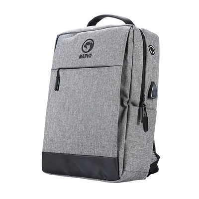 Batoh na notebook Marvo 15.6", BA-03, šedý z nylónu, USB port pre nabíjanie