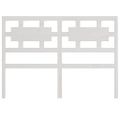 vidaXL Čelo postele biele 140,5x4x100 cm masívna borovica