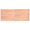 vidaXL Stolová doska svetlohnedá 160x60x(2-6)cm ošetrený masív hrany