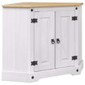 vidaXL Stojan na akvárium CORONA Biela 70 x 70 x 73 cm 300 kg