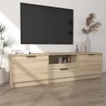 vidaXL TV skrinka, dub sonoma, 140x35x40 cm, imitácia dreva