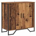 vidaXL Servírovacia skriňa Staré drevo 78 x 35 x 74.5 cm
