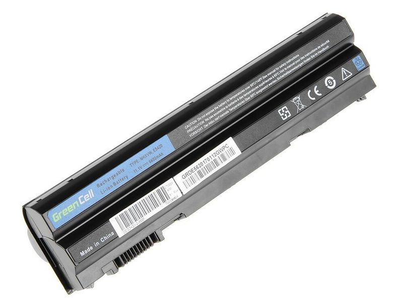 DE56 Green Cell Battery for Dell Latitude E5520 E6420 E6520 E6530 / 11,1V 6600mAh