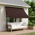 vidaXL Markíza Hnedá 400 x 150 cm 180 g / m² polyester s PU povrchom