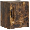 vidaXL Nočný stolík Dymový dub 43 x 34,5 x 47 cm Kompozitné drevo