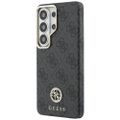 Puzdro Guess case 4G Rhinestone Round Logo MagSafe pre Samsung Galaxy S26 Ultra čierne