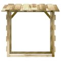 vidaXL Pergola so strechami 2 ks 100x90x100 cm impregnované borovicové drevo