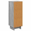 vidaXL Zásuvkový kabinet Sivá sonoma 33 x 34,5 x 90 cm