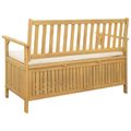 vidaXL Úložná lavička 2 -Seater 120 x 63 x 84 cm Obdĺžnikový