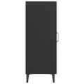vidaXL Komoda čierna 34,5x34x90 cm spracované drevo