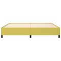 vidaXL Posteľ bez matraca zelená 200x200 cm látka