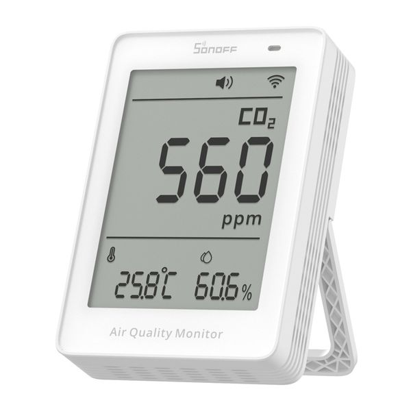Sonoff AirGuard CO2 SAWF-08P WiFi LCD meradlo kvality vzduchu