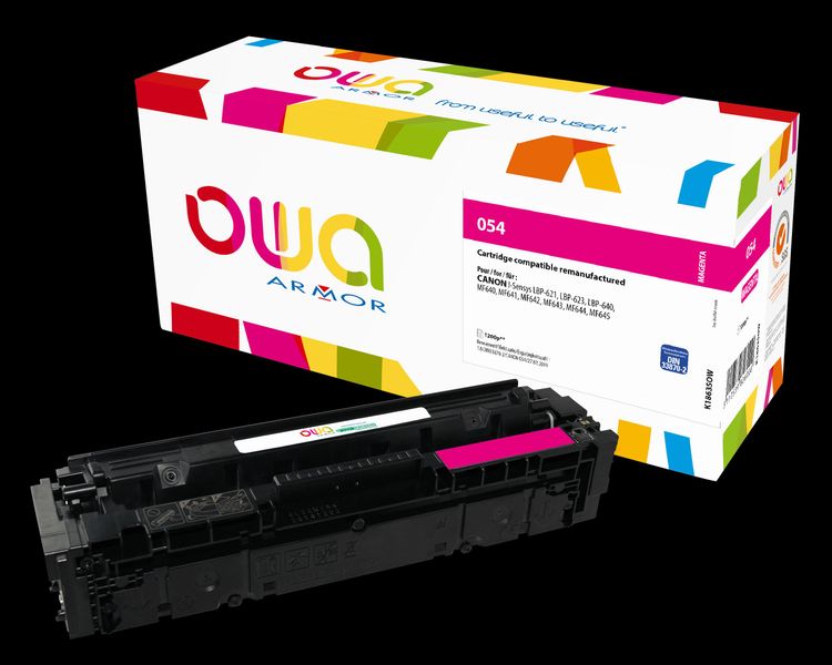 OWA Armor toner kompatibilný s Canon CRG-054 M, 1200st, červená/magenta