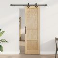 vidaXL Posuvné dvere ORKDAL 61 x 198,5 cm Borovicový masív Prírodná
