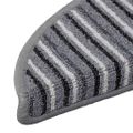 vidaXL Samolepiace schodové rohože 15 ks 56 x 17 x 3 cm Non-Slip Sivá