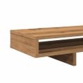 vidaXL Stojan na monitor dub artisian 100x27x15 cm kompozitné drevo