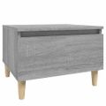 vidaXL Bočné stolíky 2 ks sivé sonoma 50x46x35 spracované drevo