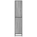 vidaXL Knižnica sivá sonoma 80,5x35x170,5 cm kompozitné drevo