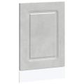 vidaXL Panel umývačky riadu Kalmar betónovo sivé 45x1,5x57 cm kompozitné drevo
