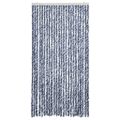 vidaXL Záves proti hmyzu modrý a biely 100x230 cm ženilka