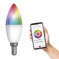 Chytrá LED žárovka GoSmart sviečka / E14 / 4,8 W (40 W) / 470lm / RGB / stmievateľná / Wi-Fi