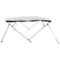 vidaXL Strieška Bimini so 4 oblúkmi a stenami 243x(200-213)x137 cm