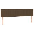 vidaXL Boxspring posteľ s matracom tmavohnedá 200x200 cm látka