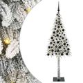 vidaXL Vianočný stromček s 300 LED-i Biela 180 cm PE a oceľ