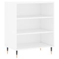 vidaXL Komoda biela 57x35x70 cm kompozitné drevo