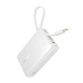 Powerbank Baseus PicoGo Digital Display 10000mAh 45W (biely)