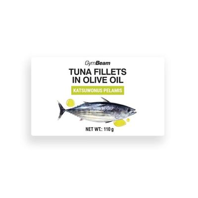 Filety z tuniaka v olivovom oleji - GymBeam, 110 g