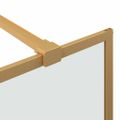 vidaXL Stena walk-in sprchy Zlatá 90 x 195 cm tvrdené sklo