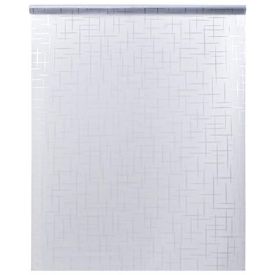 vidaXL Okenná fólia matná vzor hviezdy 45x500 cm PVC