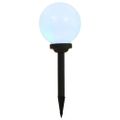 vidaXL Vonkajšie solárne lampy 6 ks 20 cm LED guľové RGB