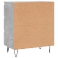 vidaXL Komoda betónovo sivá 60x35x70 cm spracované drevo