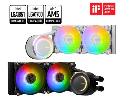 MSI vodný chladič CPU MAG CORELIQUID E240 WHITE