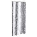 vidaXL Záves proti hmyzu, sivý a biely 100x220 cm, ženilka