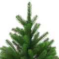 vidaXL Vianočný stromček s 150 LED-i so stojanom Zelená 120 cm PE