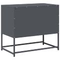vidaXL TV skrinka antracitová 68x39x60,5 cm oceľ