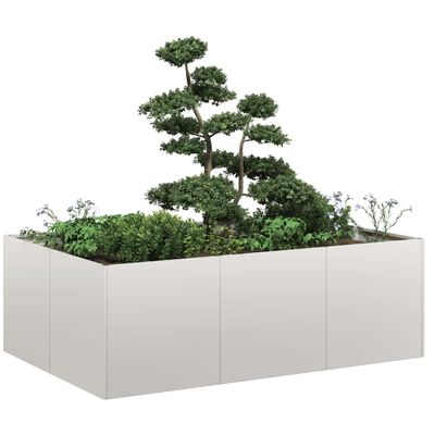 VidaXL kvetináč 120x80x40 cm Nerezová oceľ