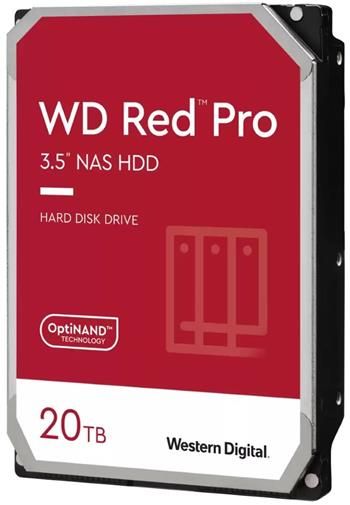 HDD 20TB WD202KFGX Red Pro 512MB SATAIII Pevný disk, interný, 20TB, SATA III, 3,5'', 7200 rpm, 512MB